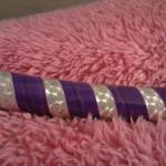 purple silver on pink blanket!